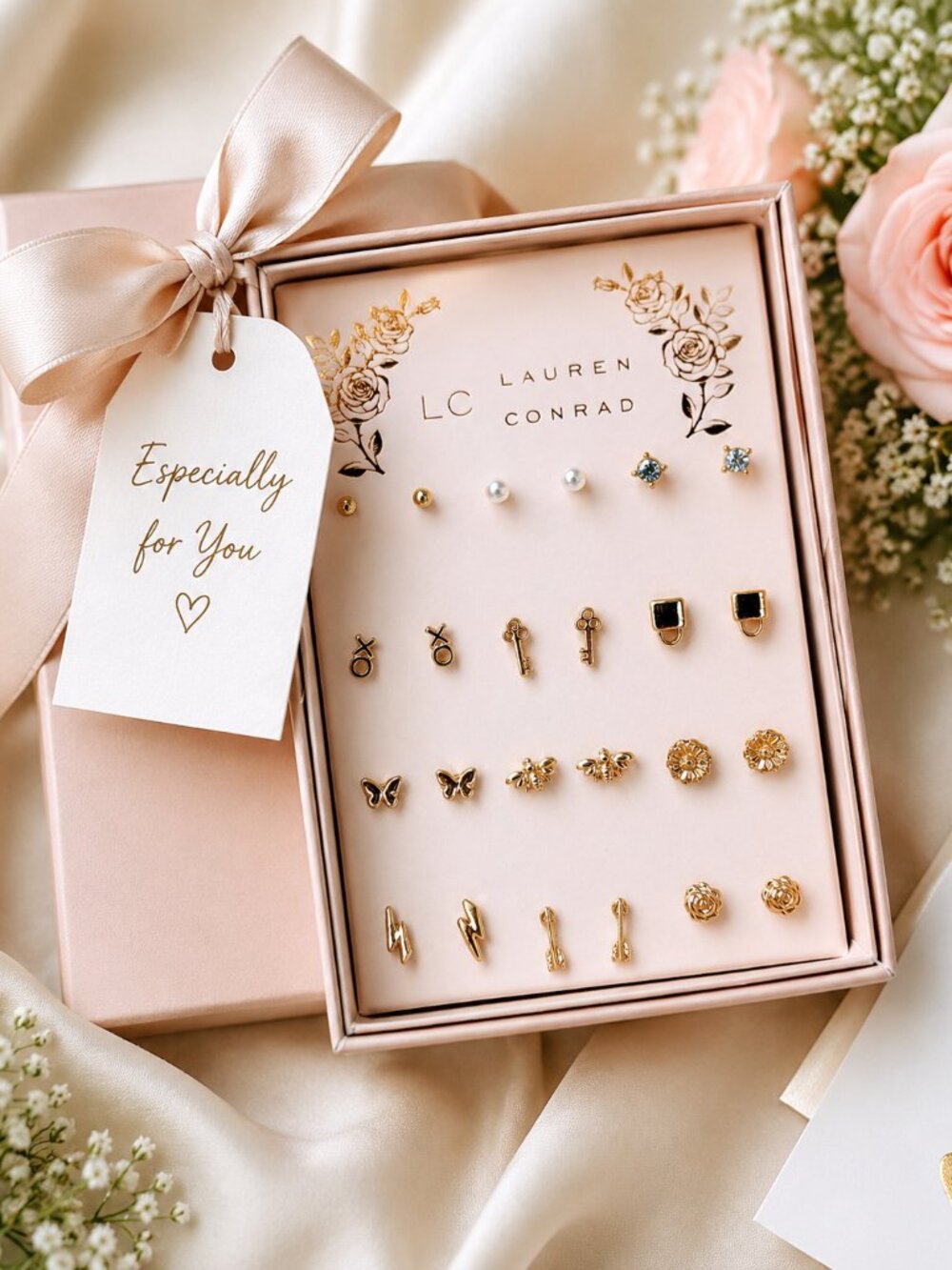 Lauren Conrad (LC) 12-Pair Stud Earring Set